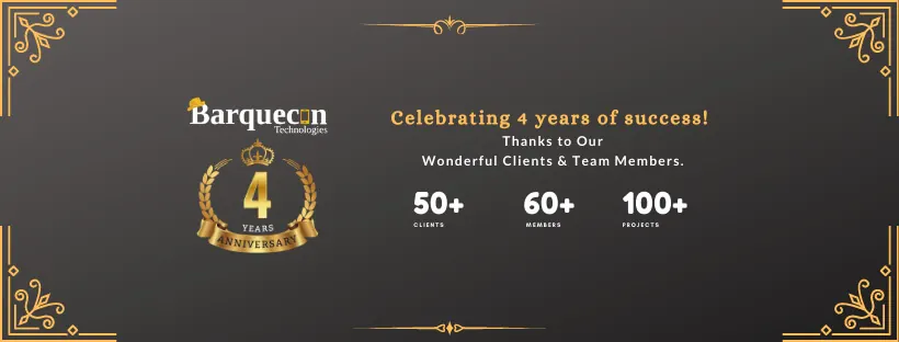 Barquecon Technologies 4th Anniversary